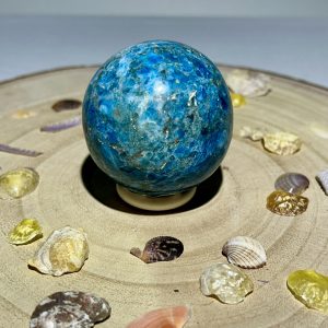 Sphère Apatite Bleue - Diam 60