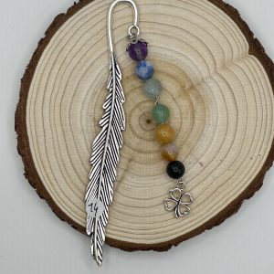 Marque page pierres naturelles Légèreté & Chance